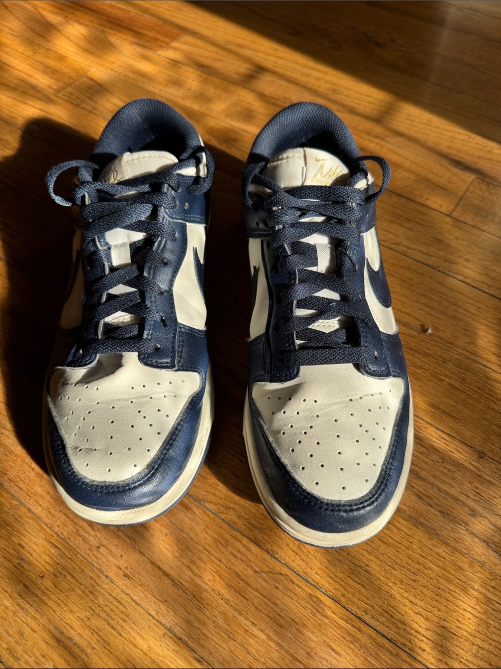 Nike Low-Top Sneakers in Navy and White. Worn twice. Paid $120.